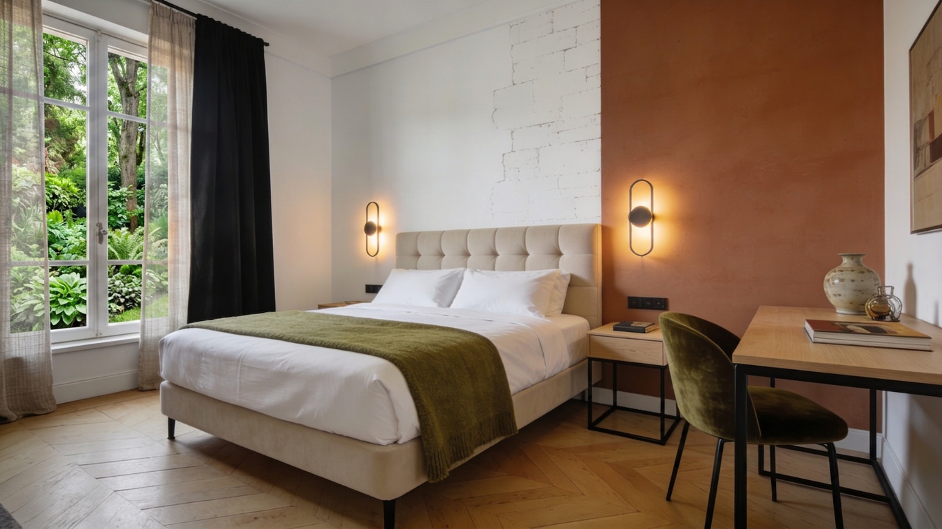 Chambre premium individuelle dans un hôtel partenaire de Parenthèse et Signature